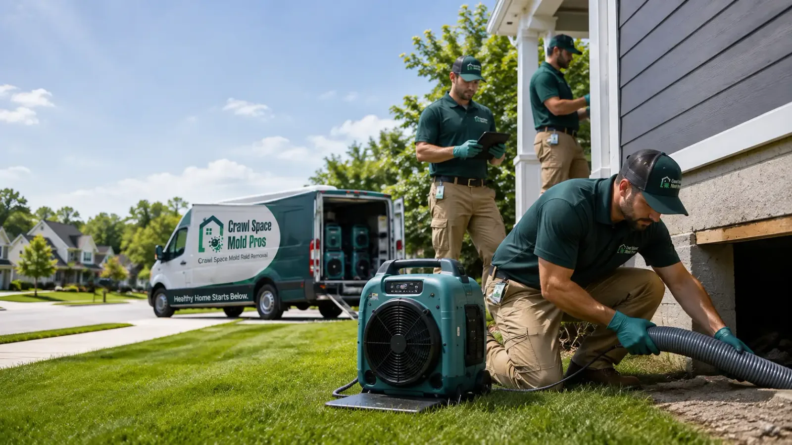 Crawl Space Mold Removal in Strafford, NH